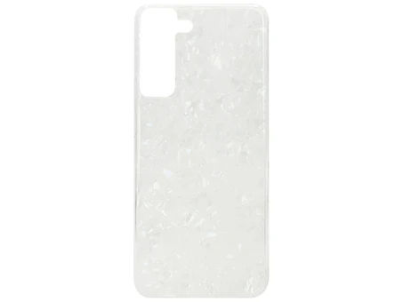 Накладка Glitter Shell Samsung S21 FE clear