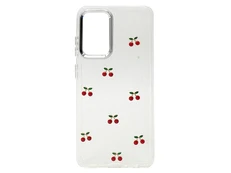 Накладка Золотий Пил 3D Metal Frame Samsung A52/A52s cherry clear