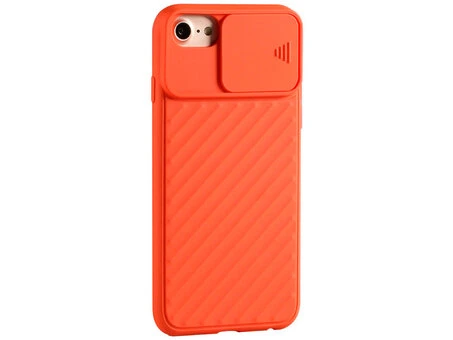 Силікон Hide Camera iPhone 6/7/8/SE 2 Orange