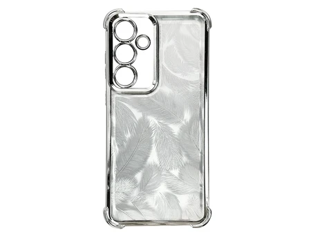 Ультрабронь Feathers Camera Samsung S24 FE silver