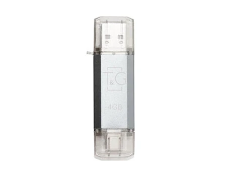 USB Flash T&G Star 4Gb silver