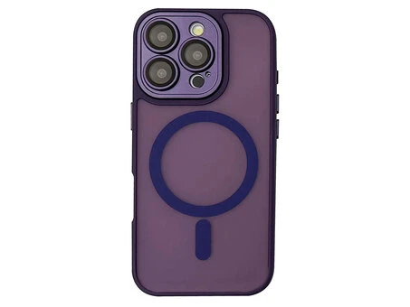 Shadow Matt Metal Buttons + Camera MagSafe iPhone 14 Pro dark purple