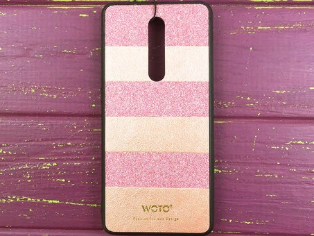 Накладка кожа SIBLING glitter Mi9T/Pro/K20 Pink