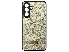 Накладка Level Shining Diamond Samsung A56 gold