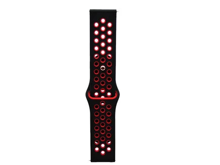 Ремешок Sport Xiaomi Amazfit/Bip/Samsung 20mm black/red