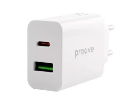 МЗП Proove Rapid 1USB/1Type-C/20W white