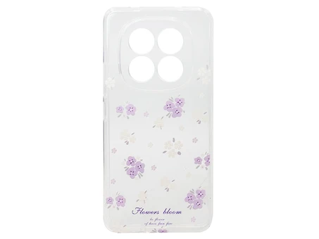 Накладка TPU Clear Joy Redmi Note 15 flowers bloom
