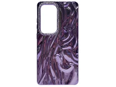 Накладка Crystal Wave Diamond Camera Samsung S25 Ultra purple