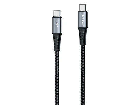 Кабель Proove WireX Type-C to Type-C 60W (2m) black