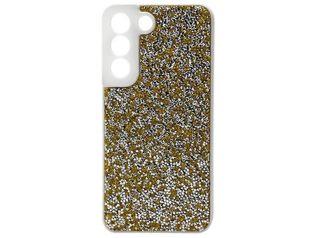 Чохол Swarovski Grainy Diamonds Samsung S22 gold
