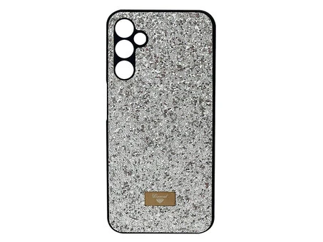 Накладка Level Shining Diamond Samsung A24 silver