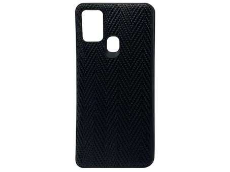 Накладка Leather Weaving Samsung A21s black