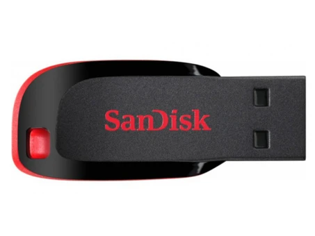USB Flash 2.0 SanDisk Cruzer Blade 128Gb black/red