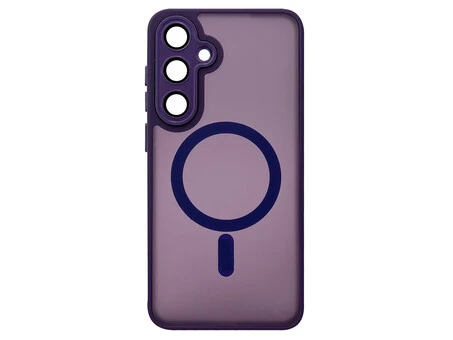 Shadow Matt Metal Buttons + Camera MagSafe Samsung S24 FE deep purple