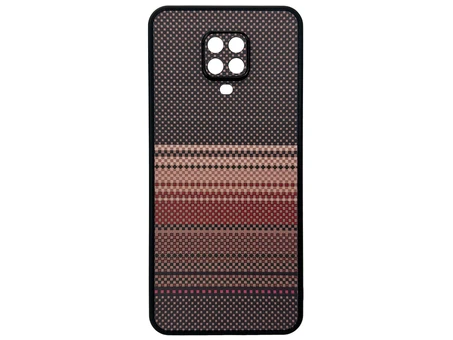 Накладка Elite Carbonique Redmi Note 9s/Note 9 Pro/Note 9 Pro Max beige/red/black