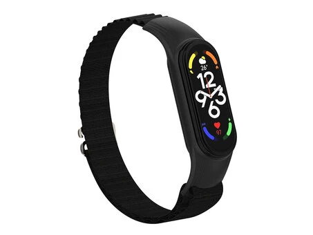 Ремінець силікон Alpine Loop Mi Band 3/4 black