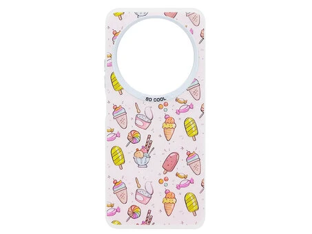 Накладка So Cool Print Glitter Shell Redmi 14C/A4/Poco C75 ice cream
