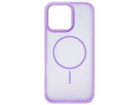Shadow Matt Metal Buttons Corrugated MagSafe iPhone 16 Pro Max light purple