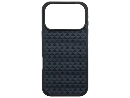 Накладка Luxury Carbon Fiber Pattern MagSafe iPhone 17 Pro Max blue/black