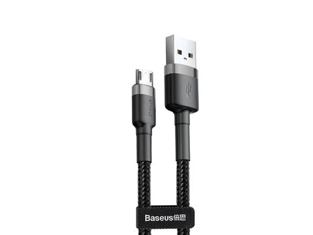 Кабель Baseus Cafule micro 2A (3m) black/gray