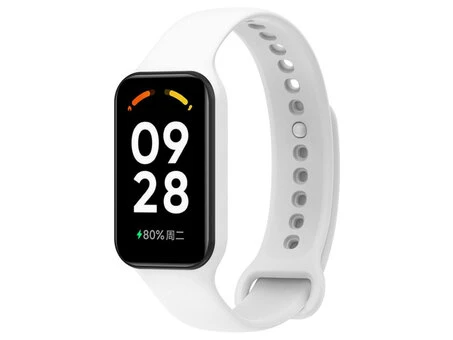 Ремінець силікон Mi Band 8 Active white