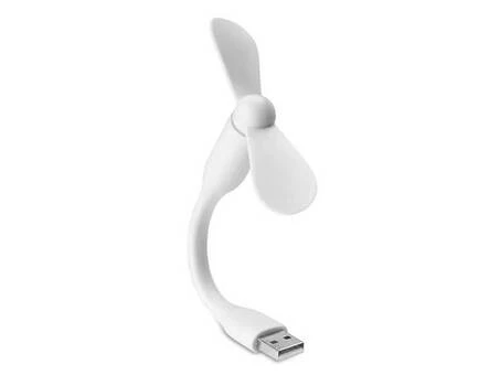 Портативний вентилятор гнучкий USB white