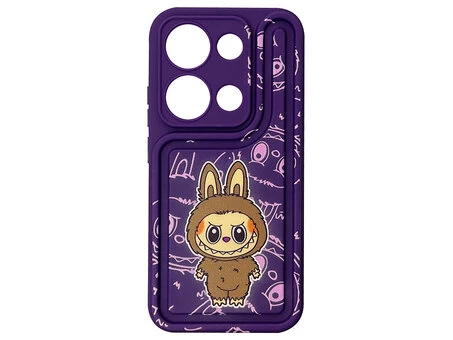 TPU Labubu Redmi Note 13 Pro 4G/Poco M6 Pro 4G/Redmi Note 14S violet