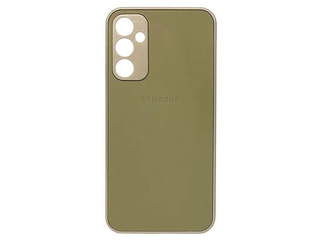 Накладка Plastic Matte Logo Samsung A34 gold