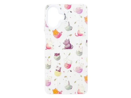 Накладка So Cool Print Glitter Shell Samsung A07 cat with threads