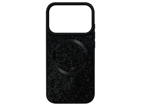 Swarovski Grainy Diamonds MagSafe iPhone 17 Pro Max black