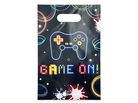 Пакет подарунковий поліетиленовий "Game on" black