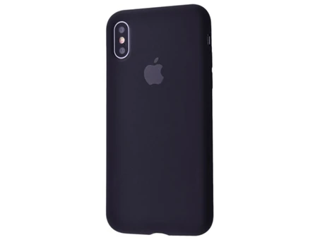 Case soft touch низ iP X/Xs (18) black