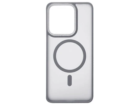 Серые матовые металлические кнопки с рифлением MagSafe для Redmi Note 13