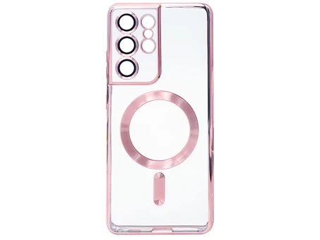Силікон Cosmic camera CD Magsafe Samsung S21 Ultra rose gold