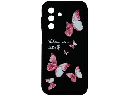 TPU Butterflies Camera Samsung A26 black