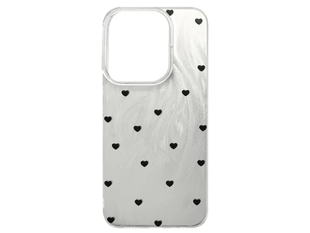 Накладка Paint Stroke Hearts Redmi 15C (EU vers.) silver