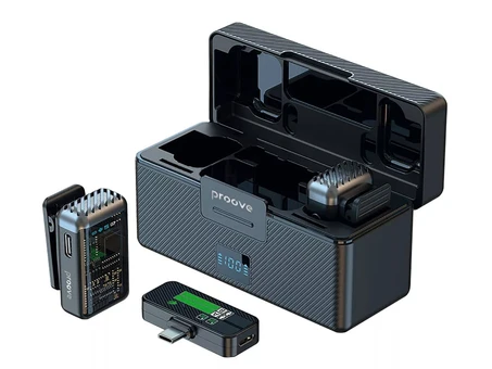 Петличний мікрофон Wireles Proove Ripple Type-C black