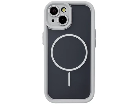 Накладка Clear Shock MagSafe iPhone 15 grey