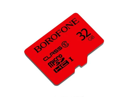 Карта пам'яті Borofone 64Gb black/red