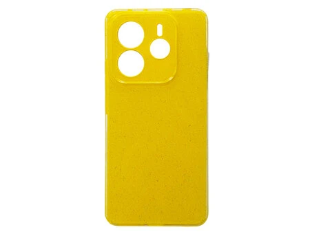 Накладка Shiny dust Redmi Note 14 yellow