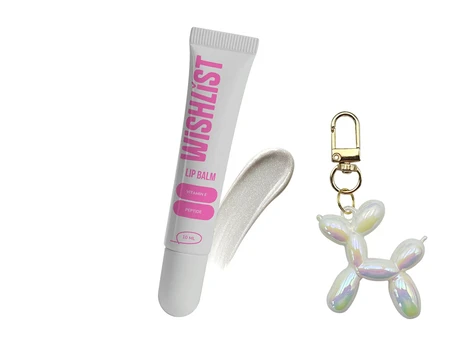 Lip Balm WISHLIST + брелок Baloon dog crystal sorbet