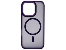 Shadow Matt Metal Buttons Corrugated MagSafe iPhone 16 Pro deep purple