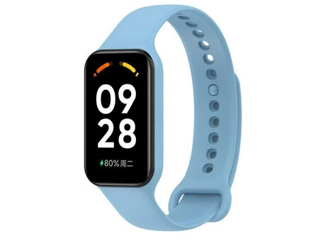 Ремінець силікон Mi Band 8 Active blue