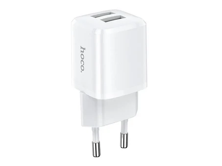 МЗП HOCO N8 2USB 2.4A white