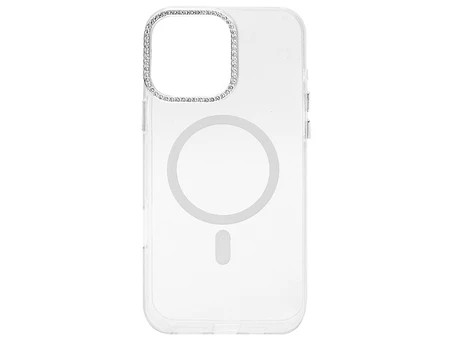 Накладка Mirage Hearts Diamond Camera MagSafe iPhone 16 Pro white