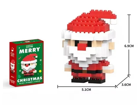 Конструктор фігурка Пікселі CHRISTMAS Santa Claus