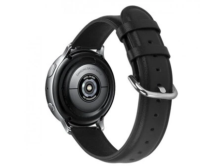 Ремінець Leather Xiaomi Amazfit/Bip/Samsung 20mm black