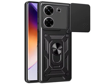 Ударопрочный чехол Honor Hide Camera Poco M7 Pro 5G черный
