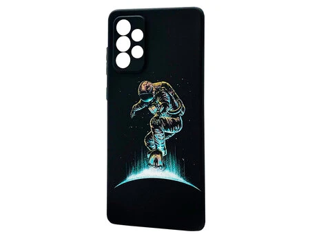 Силікон Art Matte Fluoro Samsung A72 cosmonaut