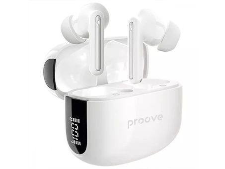 Bluetooth навушники Proove Tempo TWS ANC white